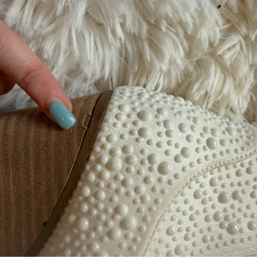 Very G Kady Pearl Rhinestone Ankle Boot Booties Size 8 - Picture 5 of 10